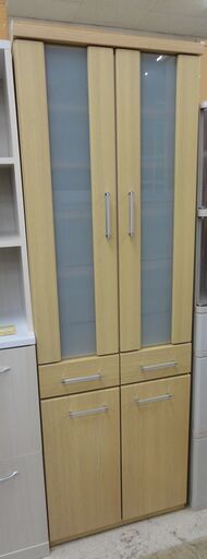 キッチンボード 食器棚 ハイタイプ NA【ユーズドユーズ名古屋天白店】 J431
