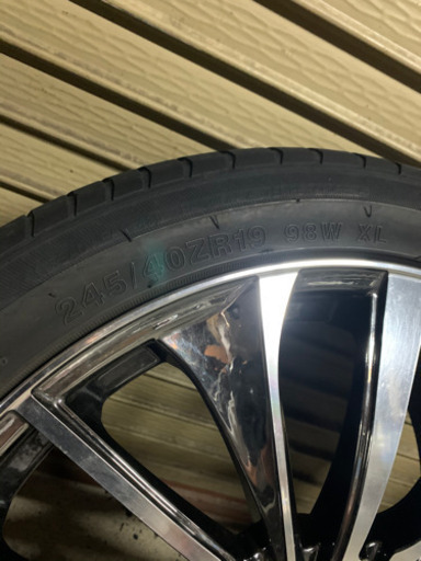 ホイール レオニス 19インチ タイヤセット