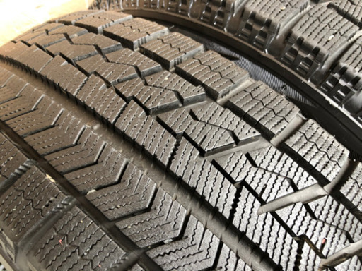 195/65R15 ブリヂストン VRX 2017年製 バリ山 スタッドレス マルチアルミホイール ノア ヴォクシー セレナ プリウス