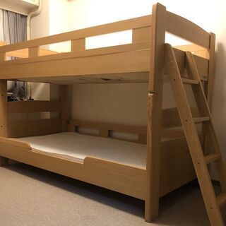 美品 Granz グランツ 高級 2段ベッド + マットレス タ...