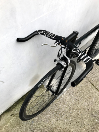 【難あり】ピストバイク　自転車　黒
