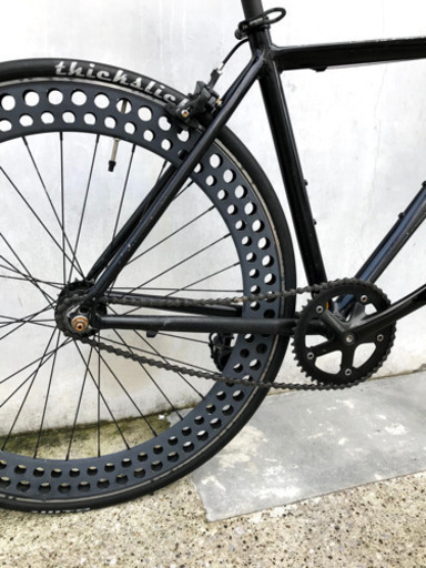 【難あり】ピストバイク　自転車　黒