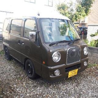 ❗ちょっと可愛いスバルサンバー‼️車検令和４年８月❗AT4WD
