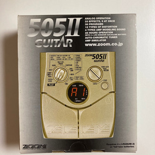 ZOOM 505II ズーム マルチエフェクター 