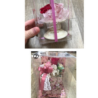 2点まとめ買い/プリザーブドフラワー/造花/薔薇/ローズ/箱入り