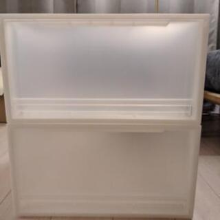 無印良品　衣装ケース　2個セットの画像