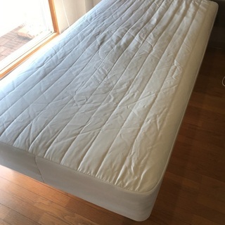 無印良品 脚付きマットレス ポケットコイル(シングルサイズ)の画像