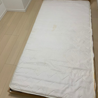 すのこベッドマットレス付きの画像