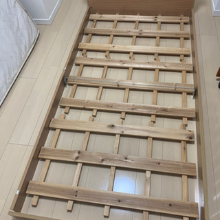 すのこベッドマットレス付きの画像