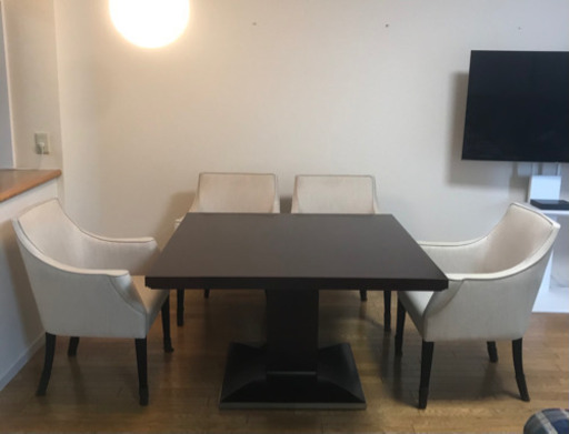 【終了しました】ダイニングテーブル5点セット