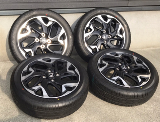 （決まりました）美品　ホンダN-BOXカスタム純正ホイール　タイヤ付き4本セット