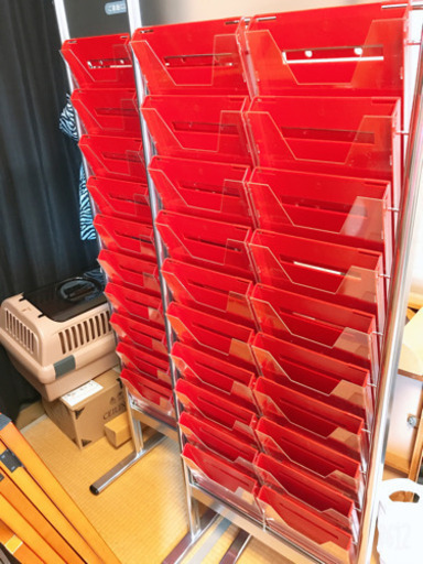 事務用パンフレット・冊子入れ　２点セット　早めのお取引の方　お値下げ可！