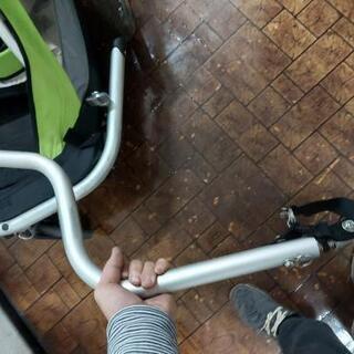 自転車　バイクトレーラーの画像