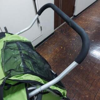 自転車　バイクトレーラーの画像