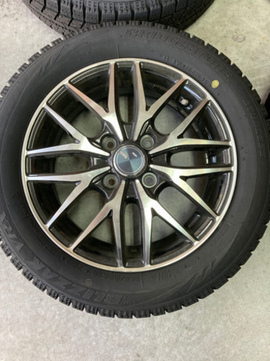 売れました　アルミ付きスタッドレスタイヤ！バリ山