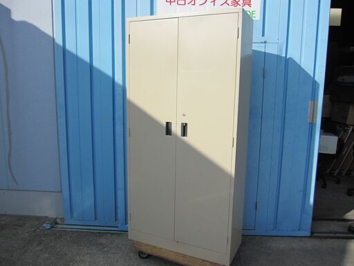 両開き書庫　コクヨ製Ｓ-360CAY　鍵あり　ニューグレー