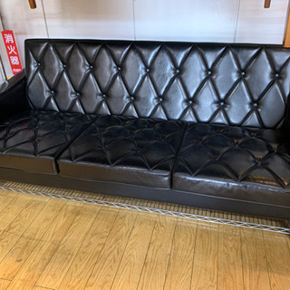 値下げ】カリモク60 ロビーチェア3シータースタンダードブラック