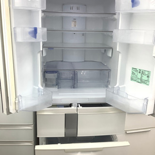 タッチパネル有‼︎】自動製氷付 MITSUBISHI 6ドア冷蔵庫