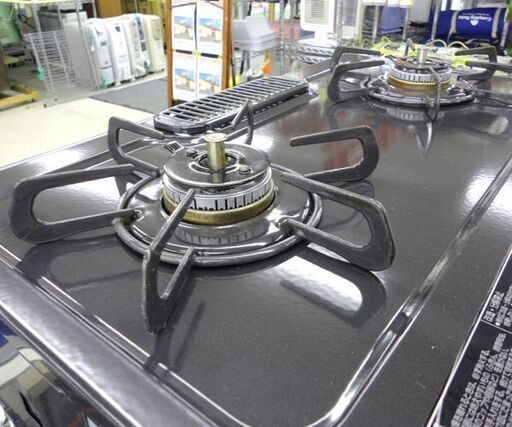 LPガステーブル 幅59cm パロマ ガスコンロ 左強火 IC-N86KB-L 2016年製