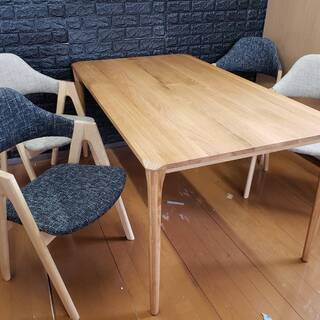 【未使用・訳アリ】極上美品・ダイニングテーブル＋ダイニングチェア...