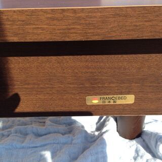 ★2638★フランスベッド　日本製　フレームのみ　コンセント2個付き　シングルベッド　すのこ　寝具　シングルの画像