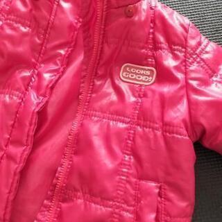 美品✨赤のジャンパー80サイズの画像