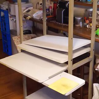 さしあげます-パソコンラック　引取りに来て下さる方