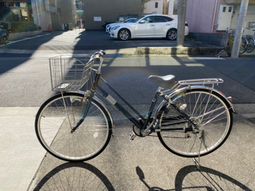 27 パンクしにくい自転車　変速ギア付　点検整備済み