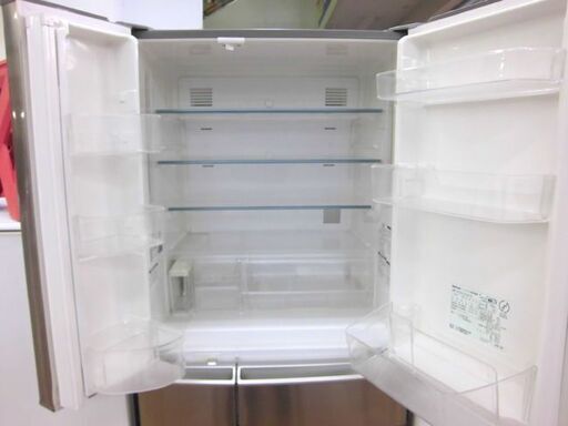 5ドア冷蔵庫 495L 2006年製 ナショナル NR-F501TM-SR メタリック 400L 