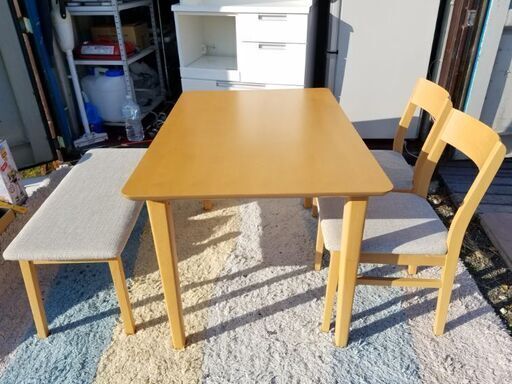 ☆美品☆ ダイニングセット ダイニングテーブル 椅子 セット売り オシャレ シンプル テーブル イス 机 いす 食卓