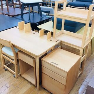 【トレファク鶴ヶ島店】KEYUCA(ケユカ)　デスク5点セット