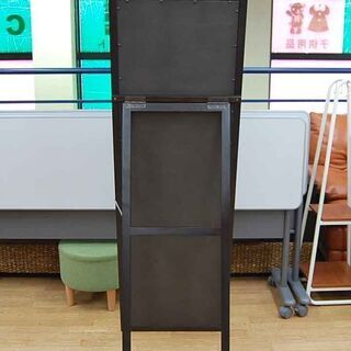 姿見鏡 木製 カットミラー ブラウン/茶 かがみ ミラー スタンドミラー 全身鏡 全身ミラー 鏡 ☆ 札幌市 清田区 平岡の画像