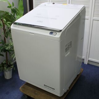 R2365) HITACHI 中古 日立 タテ型洗濯乾燥機 ビートウォッシュ 洗濯12kg/洗濯~乾燥6kg 本体幅61cm 液体洗剤・柔軟剤自動投入 BW-DX120C 2019年製! 洗濯機 店頭取引大歓迎♪