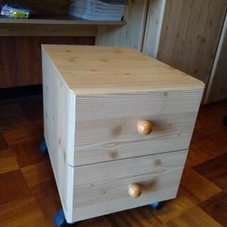 IKEA　棚取外し可　勉強机と引き出しセットの画像