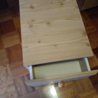 IKEA　棚取外し可　勉強机と引き出しセットの画像