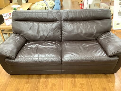 2.5人掛けソファー　ブラウン【トレファク 川越店】