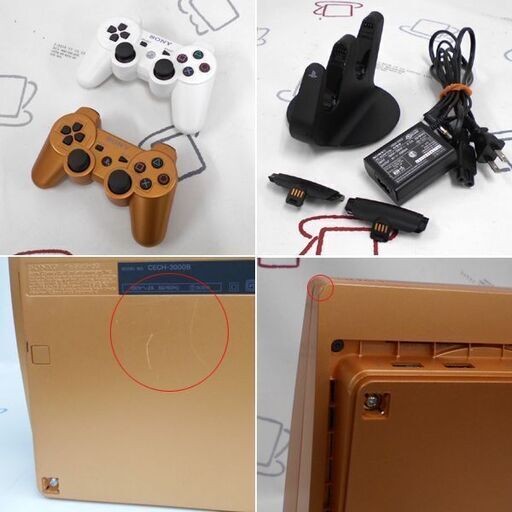 ♪SONY/ソニー PS3 ワンピース海賊無双 GOLD EDITION CECH-3000B 320GB セット売り 札幌■