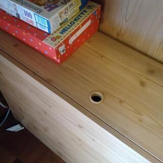 IKEA 木製棚　本棚　チェストの画像