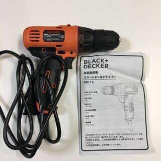 【中古・動作確認済】ブラックアンドデッカー コード式 ドリルドライバーの画像