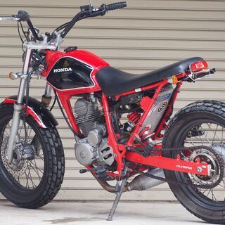 栃木 ホンダ FTR 223 00年 カスタム 多数 実働車 MC34 トラッカー シート スパトラ オールペン マフラー LED ウィンカー スーパートラップの画像