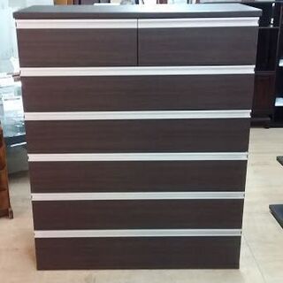 本日中！再値下げ！ダークブラウン 6段 ハイチェスト 【ニトリ】 店舗同時販売中】 NITORI ニトリ 6段ハイチェスト トラウト