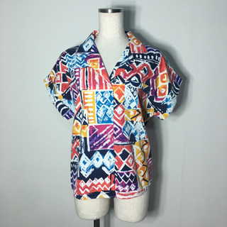 アロハシャツ◎サーススタイル 半袖 シャツ レトロ 90s 80...