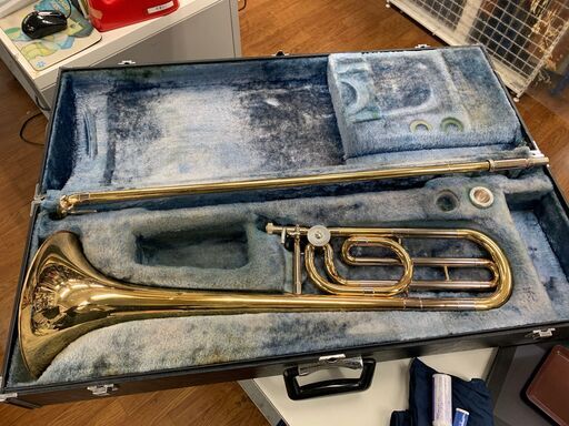 ヤマハ　トロンボーン　YSL-648　キズ・ハガレ有　ケース付き