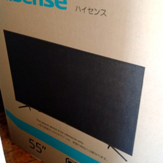 ハイセンス　55v型 4k対応　液晶テレビ　新品保証書あり