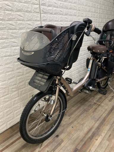 ブリジストン　アンジェリーノ　8.9AH 20インチ　前後子供乗せ　新基準　電動アシスト自転車