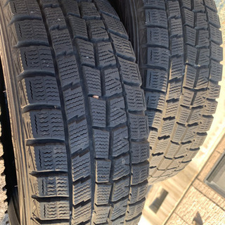 『受け渡し交渉中』日産キューブ　スタッドレスタイヤ　鉄ホイールの画像