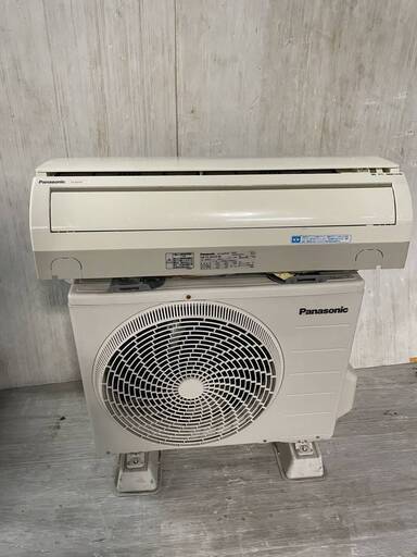 宮崎県内限定標準工事価格込み　　内機/外機 CS-251CF-W/CU-251CF 2011 冷暖兼用　リモコン有り 2.5/2.8kw　100V※※※※　室内機パネル割れ有ります。