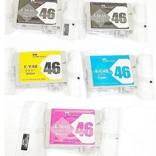 【新品未使用】エプソンプリンターインク　ＩＣ４６　互換タイプ　顔...