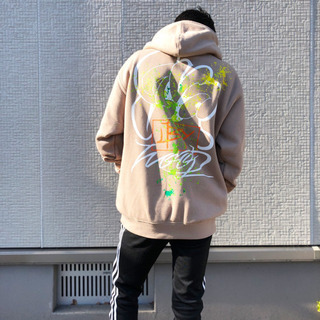 tattooアーティストオリジナル designパーカー新品L