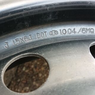 トヨタ　15インチ鉄チンホイールの画像